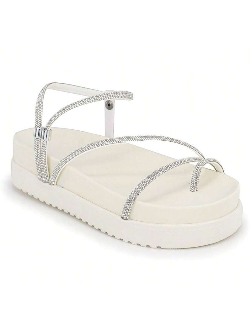 Papete Strass Lia - Off White