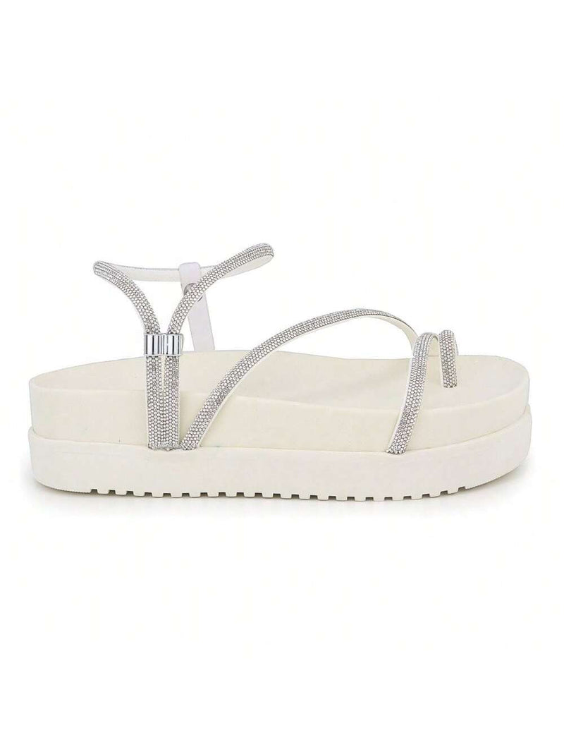Papete Strass Lia - Off White