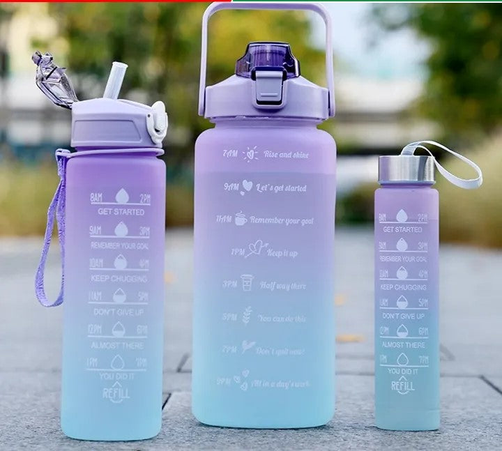 Kit Squeeze Motivacional: 3 Garrafas para Todas as Ocasiões, com Adesivos 2D e 3D Exclusivos!